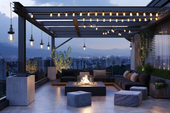 Jak urządzić przestrzeń na balkonie z akcentami industrialnym