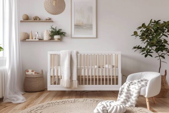 10 inspiracji na urządzenie pokoju niemowlaka w stylu minimalistycznym