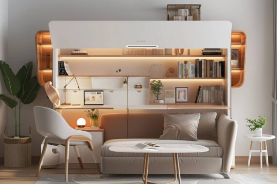 Jak zorganizować przestrzeń do pracy w małym salonie