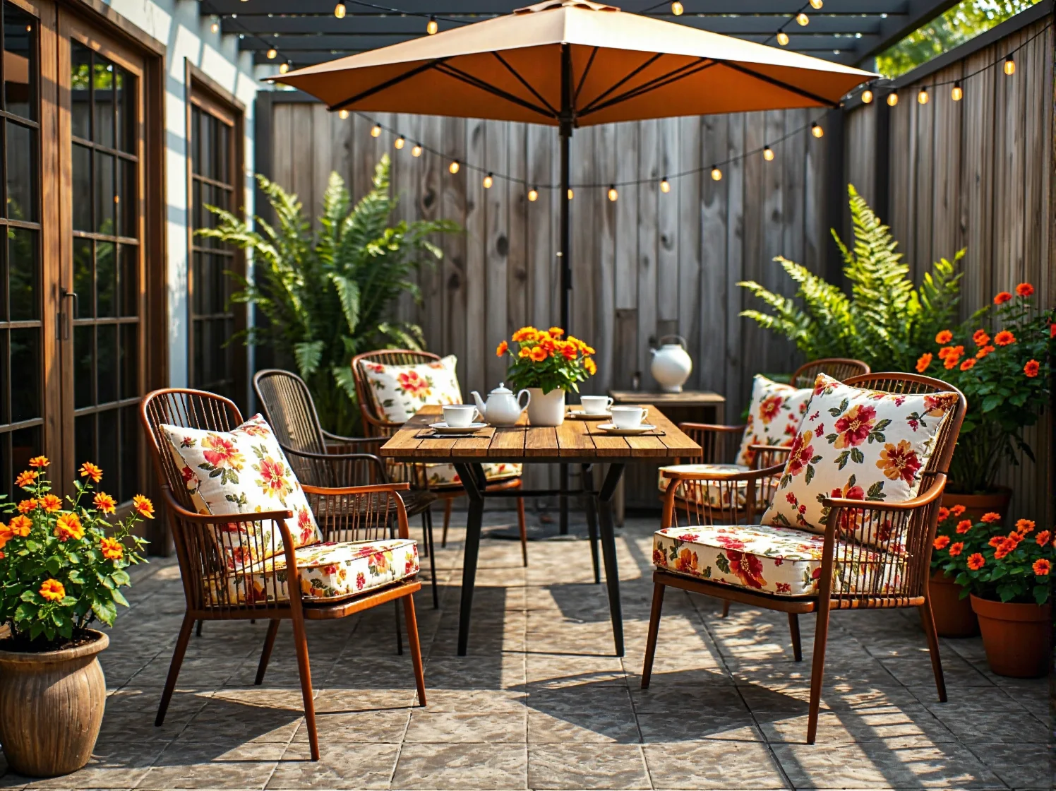 Poradnik: Jak urządzić przestrzeń tarasową z dodatkami retro?