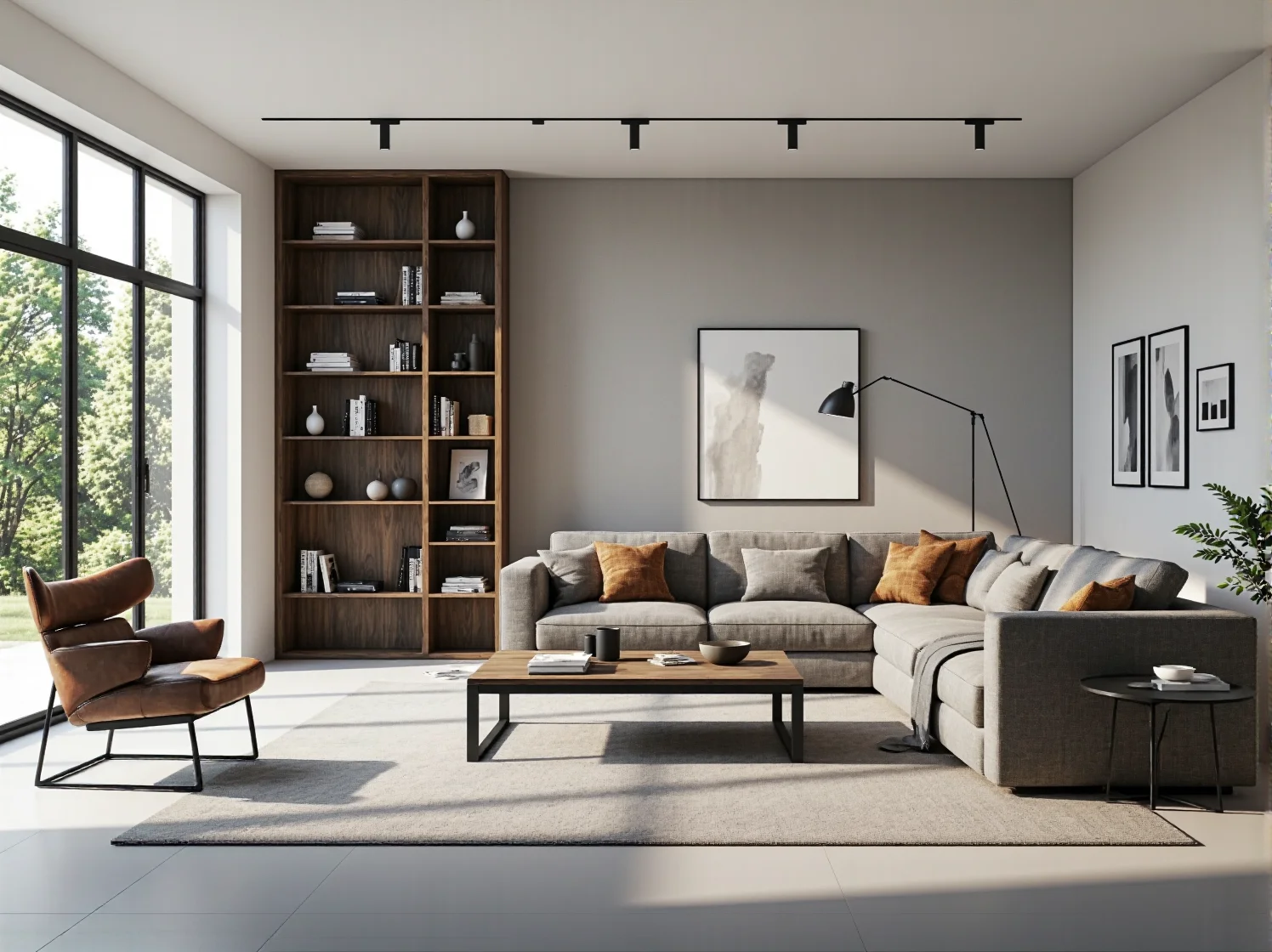 Biały narożnik z kwiecistymi poduszkami w przytulnym salonie prowansalskim