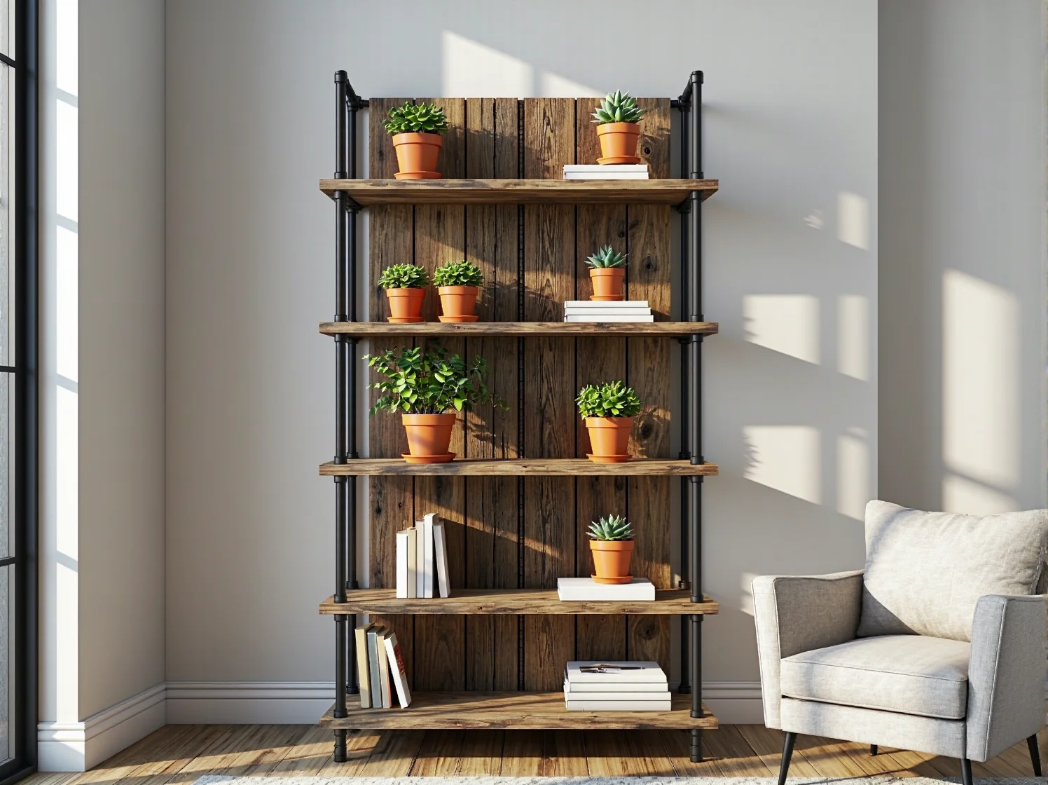 Detale i faktura starego drewna z odzysku na komodzie w stylu vintage