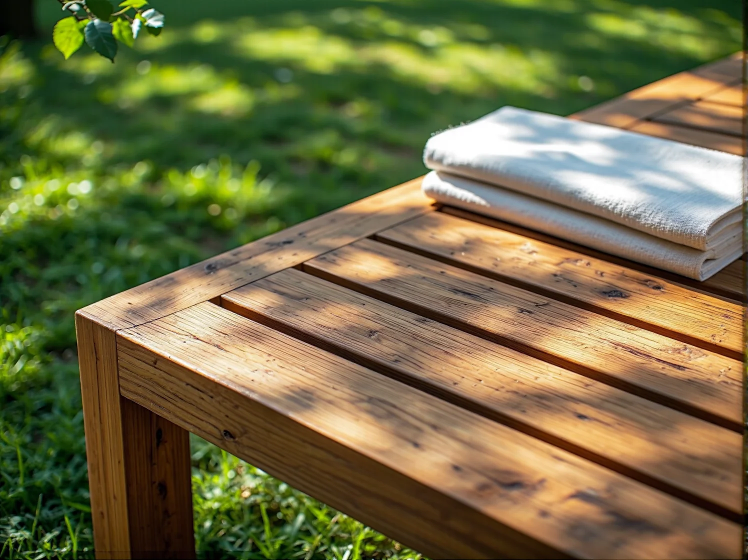 Impregnacja drewnianych krzeseł ogrodowych olejem chroniącym przed wilgocią