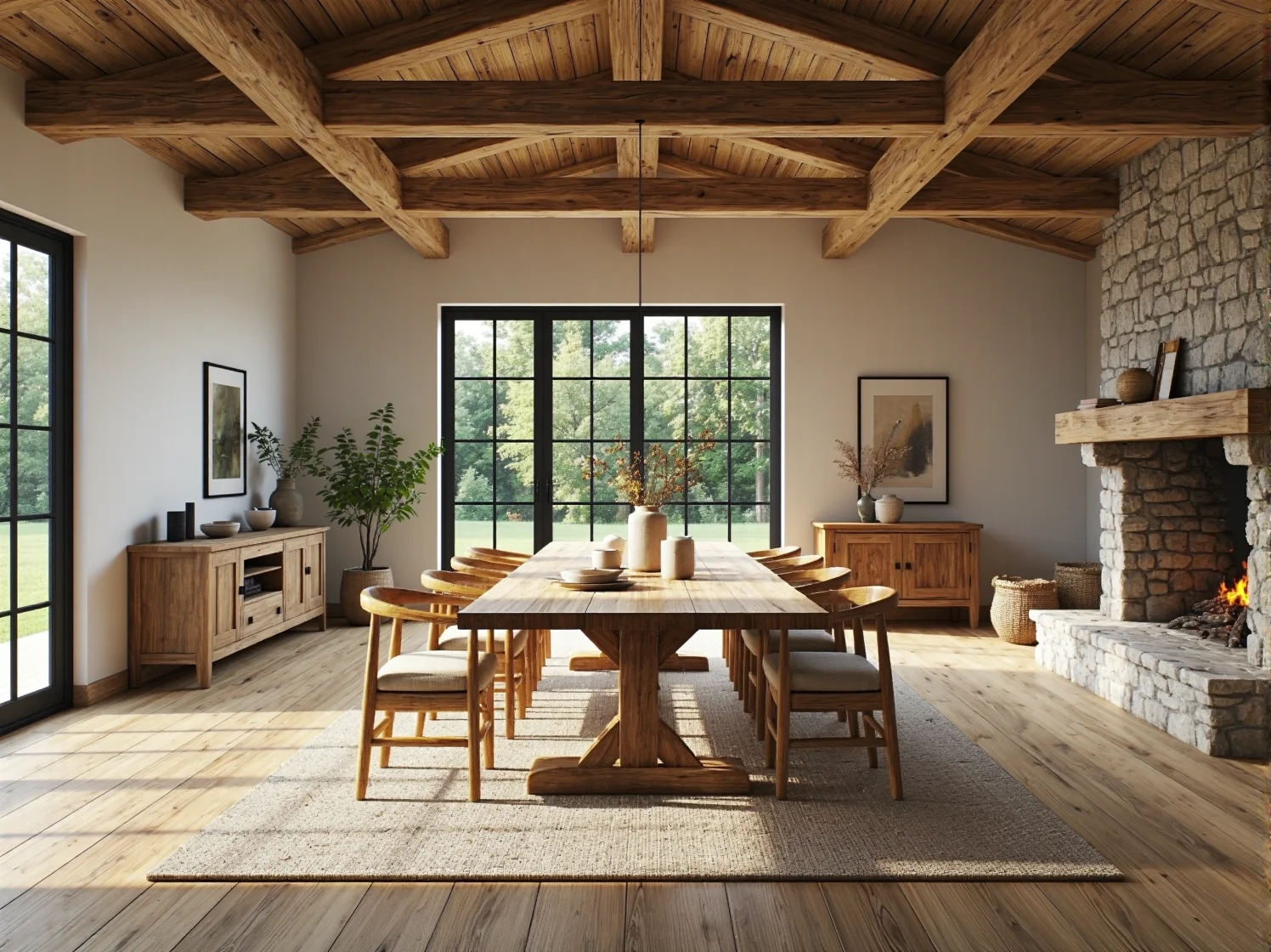 Samochód dostawczy z meblami na drodze wiejskiej ilustrujący logistykę dostaw.