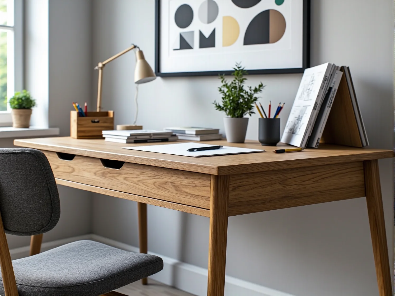 Pojemne regały i kosze na zabawki w minimalistycznym pokoju dziecka, ułatwiające utrzymanie porządku.