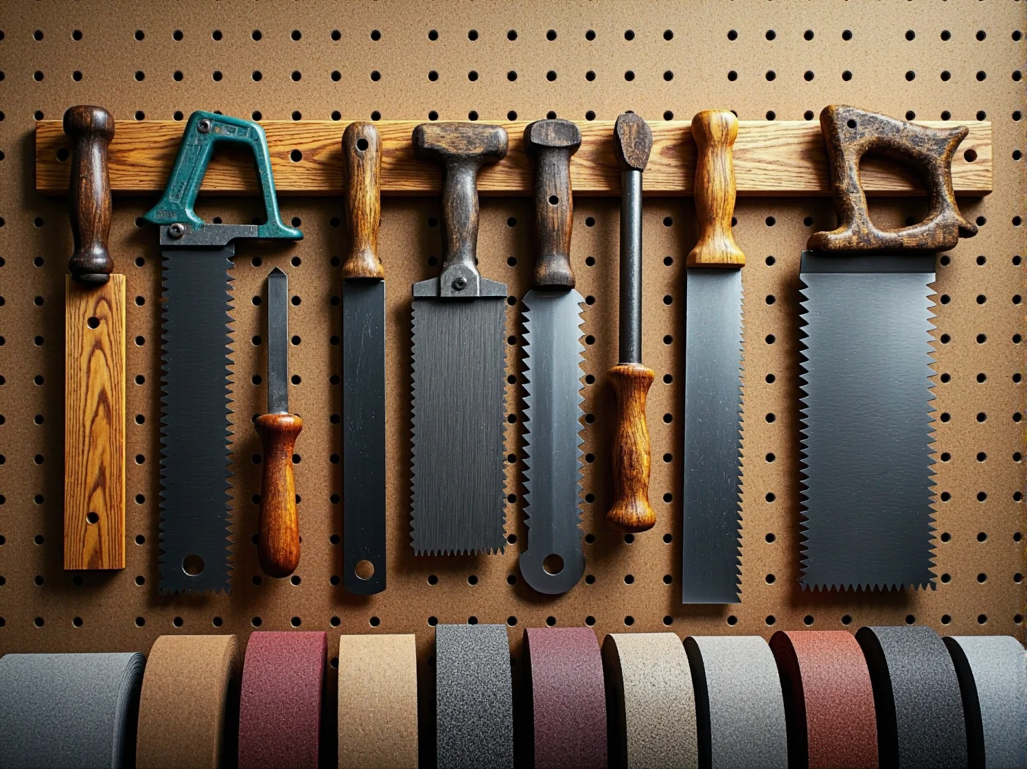 Uporządkowana skrzynka z podstawowymi narzędziami ręcznymi dla początkującego majsterkowicza.