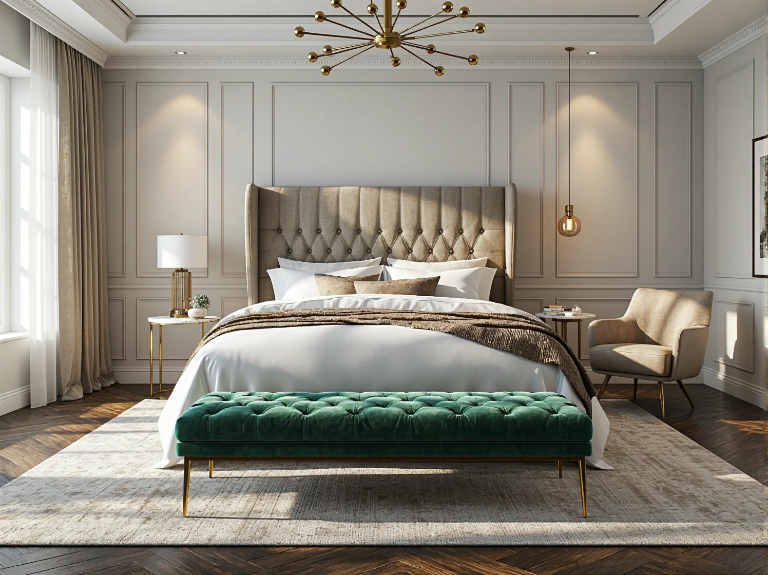 Aranżacja sypialni inspirowana hotelem z Manhattanu