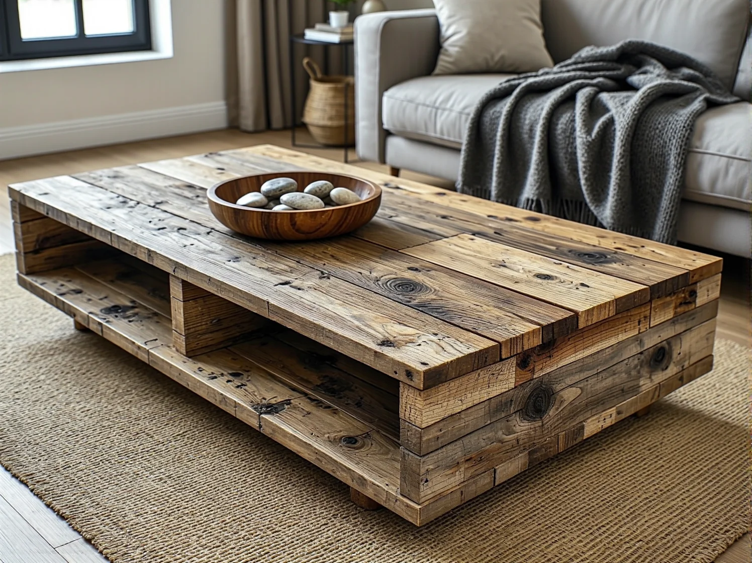 Solidna szafa rustykalna wykonana z trwałego drewna rozbiórkowego