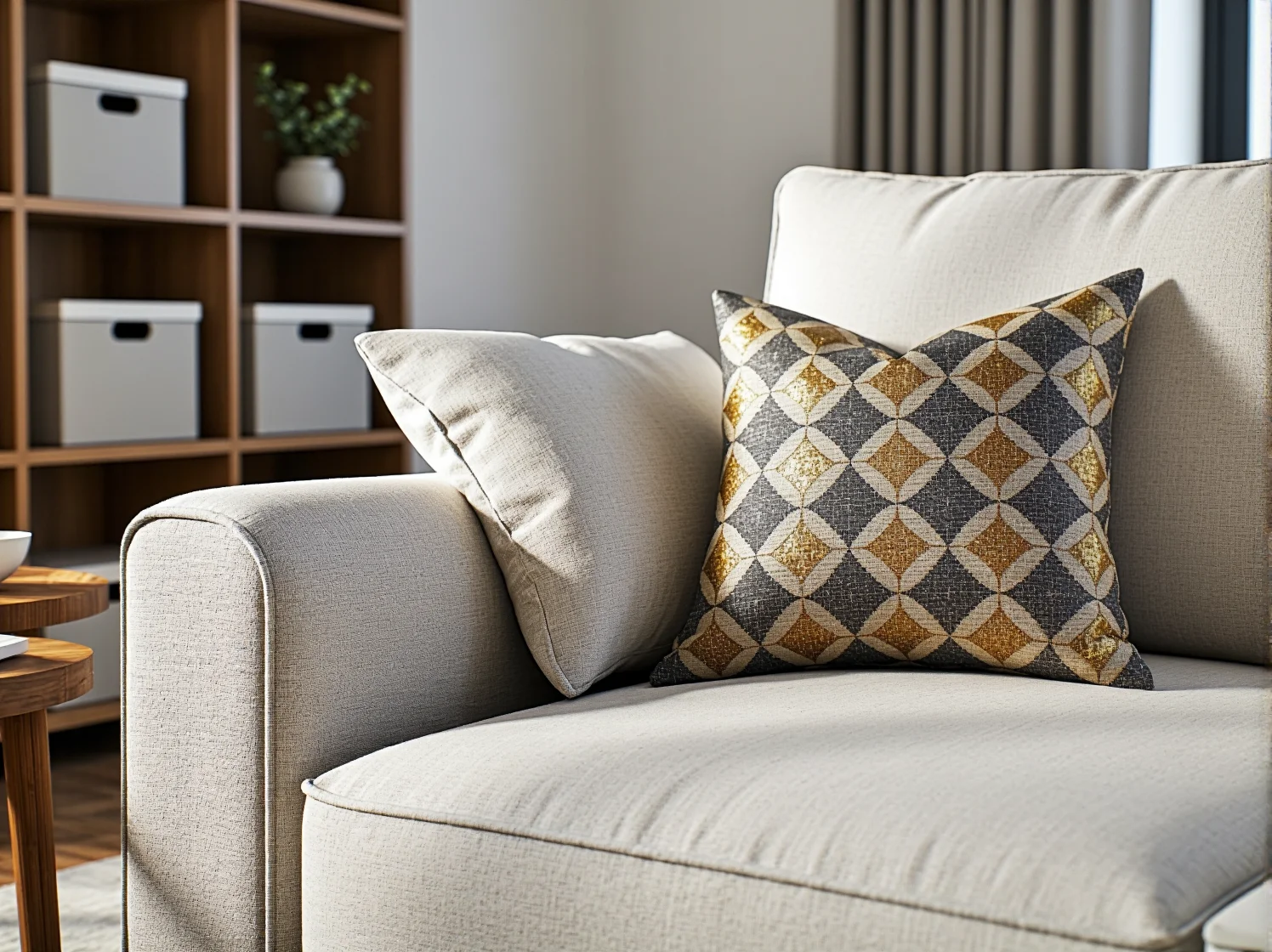 Przytulny kącik wypoczynkowy z trwałymi i eleganckimi meblami